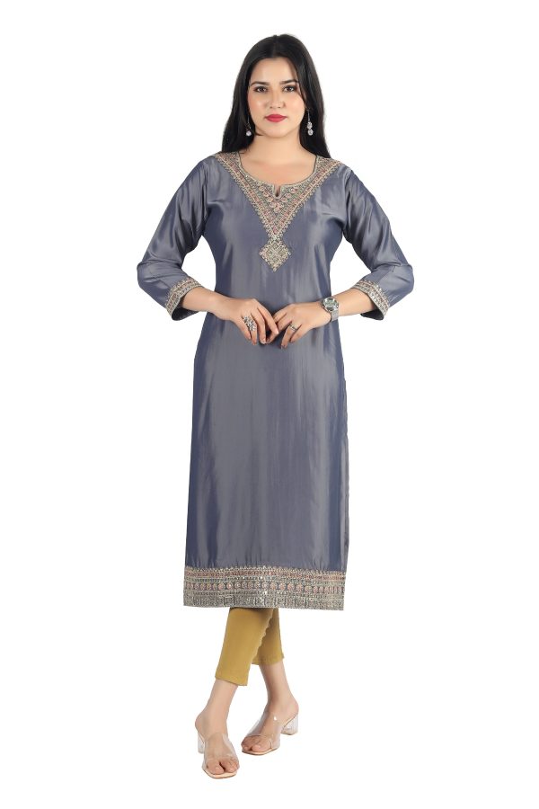 Rangila Silk Only Kurti Comet - Image 6