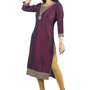 Rangila Silk Only Kurti Comet